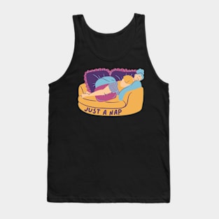 most likely to take a nap Sticker Tank Top